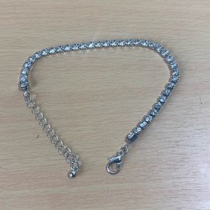 Clear rhinestone bracelet